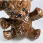1984 Handmade Ceramic Bear Bank 9â x 8â
