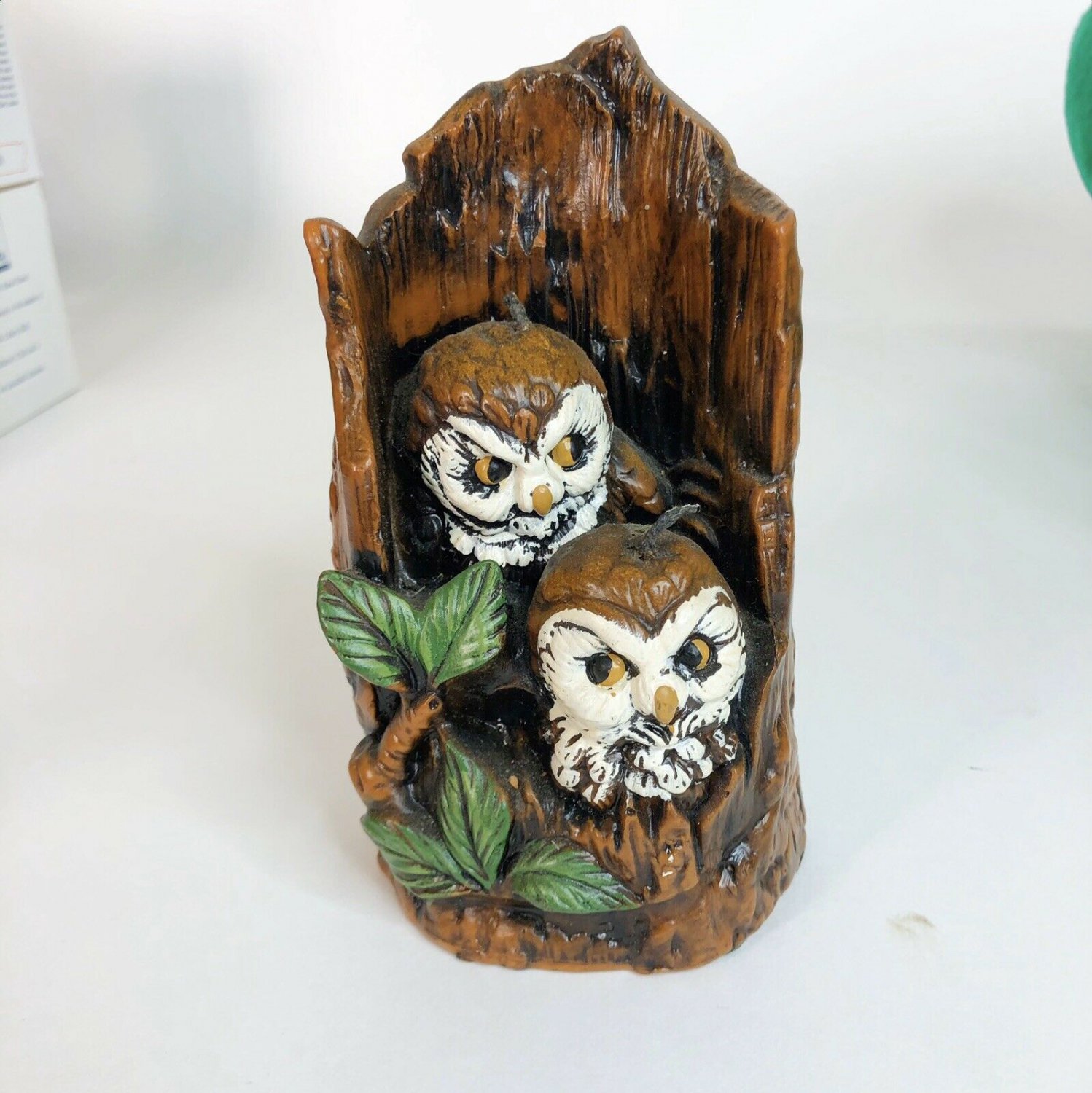 Mid-Century Unlit Owl Candle 6&acirc;�� X 3&acirc;��