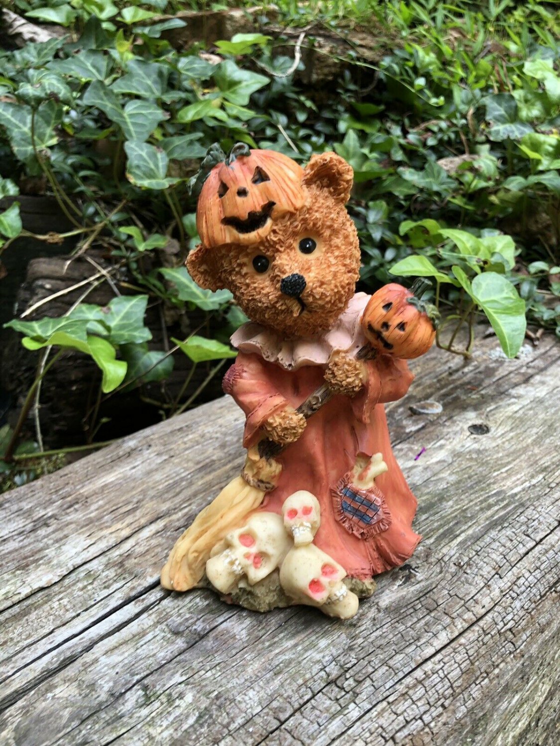 Halloween Bear Figurine About 7&acirc;�� tall