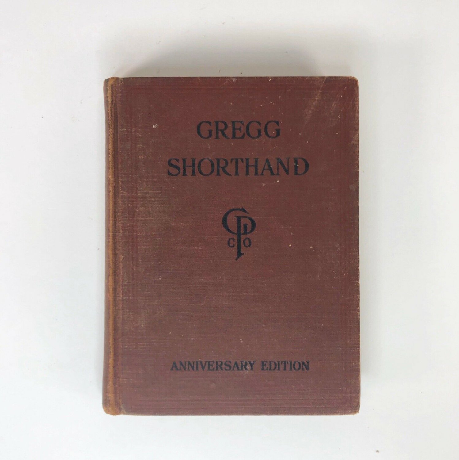 GREGG Speed Studies Anniversary Edition Antique 1929 Shorthand Manual Hardcover