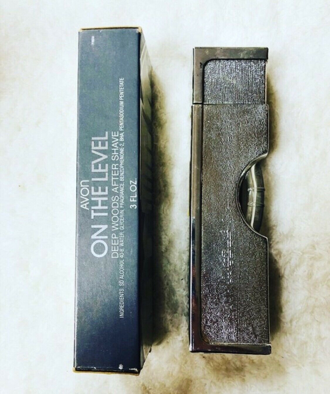 Vintage Avon On the Level Bottle and Original Box