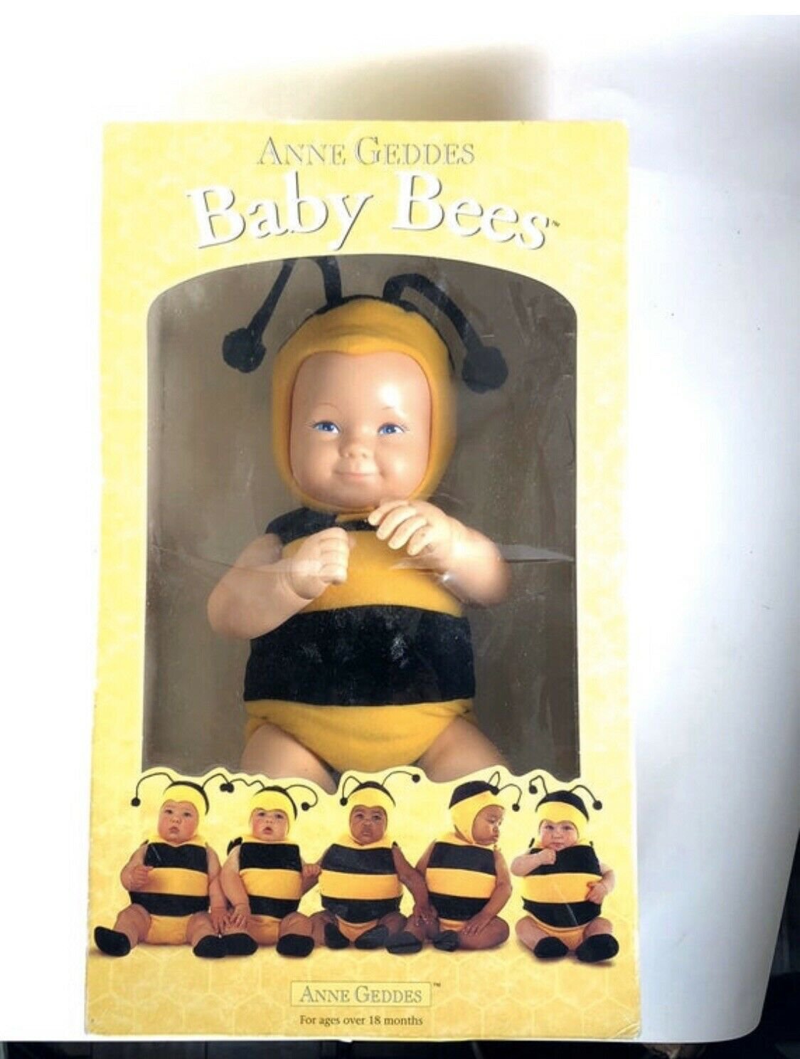 1998 Ann Geddes Bee Baby | Doll is 15&acirc;�� tall | New in Box