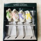 Vintage NIP Easter Bunny Spreading Knife Set