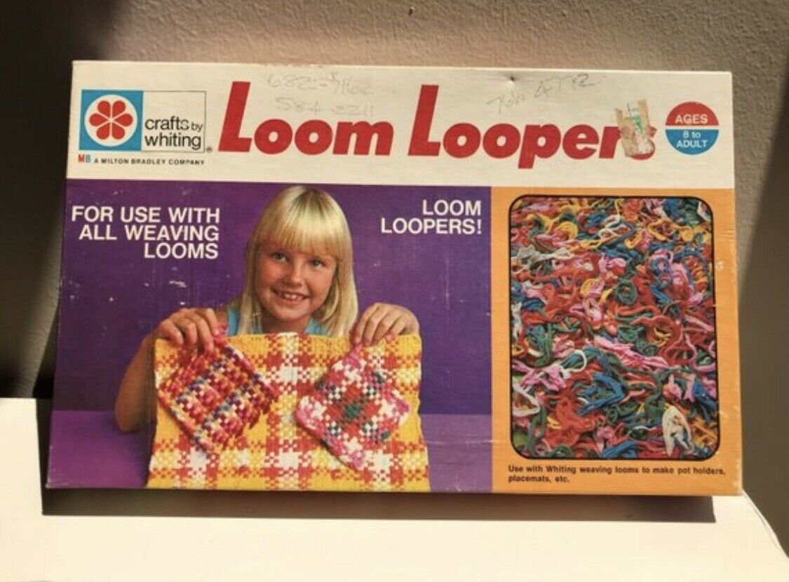 1971 Loom Loopers - Full Box with Instructions - Vintage Craft Kit