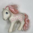 MY LITTLE PONY 1987 Sundance Hasbro G1 white and pink shiny star blue eyes