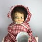 Vintage handmade table caddy doll 13.5&acirc;�� tall