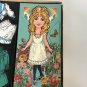 1970 the Old Fashioned Doll Colorform Paper Doll Set