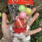 Vintage Flocked Clown Toy Cake Decor NIP