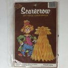 1985 NIP Beistle Scarecrow And Haystack Table Decor