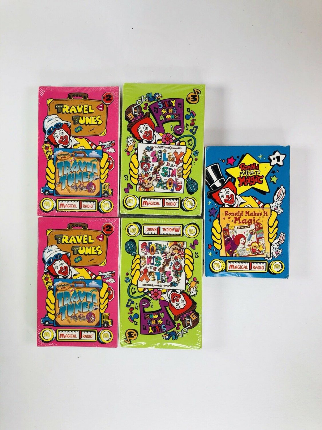 1990s Ronald McDonald Cassette Tapes