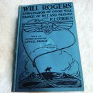 Vintage 1935 Book WILL ROGERS Ambassador of Good Will Prince of Wit and Wisdom