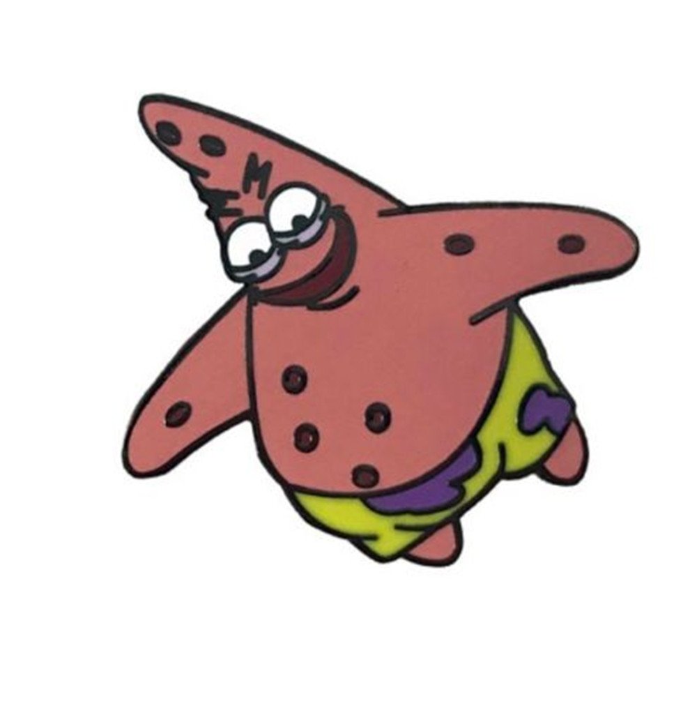 EVIL PATRICK SPONGEBOB Enamel PIN Hat Backpack Jacket Lapel Pin