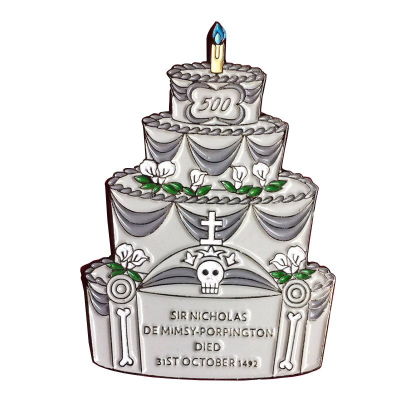 DeathDay Cake Pin