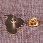 Crow flower brooch horror raven badge Goth witchcraft pins black animal art jewelry magic Halloween