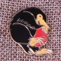 Badger holding book pin cute woodland animal brooch reading literary jewelry bookworm kids