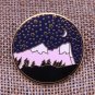 mountain enamel pin