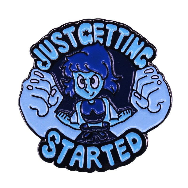 Just Getting Started Cartoon Lapel Pin Vocaloid Chibi Hatsune Miku Wonderful Stocking Stuffer Kids