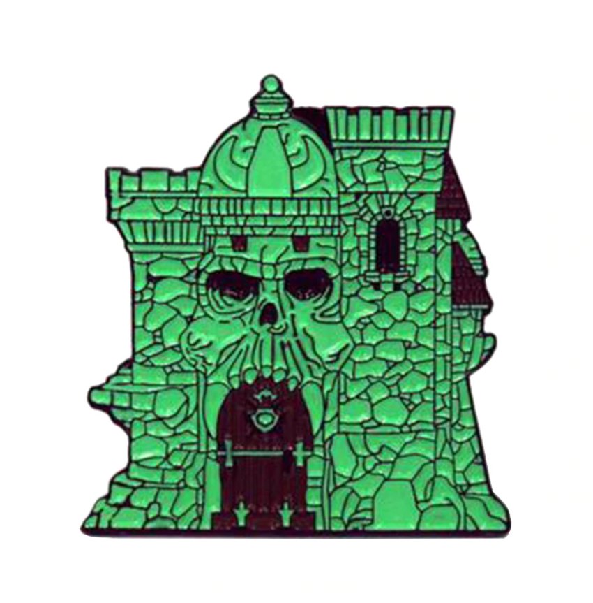 CASTLE GRAYSKULL ENAMEL PIN