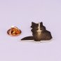 Pretty Angular Red Fox Hard Enamel Pin Geometric Origami Art Style Collection