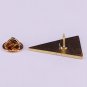 Pink Badass Hard Enamel Pin Feminist Gift