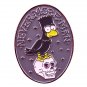 Edgar Allan Poe enamel pin Nevermore The Raven Brooch Gothic Creepy Odd Halloween Horror Jewelry