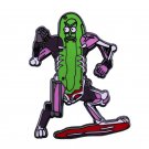 Pickle Rick enamel pin eccentric scientist Rick Sanchez turns himself into a pickle brooch
