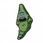 Pickle Rick enamel pin eccentric scientist Rick Sanchez turns himself into a pickle brooch
