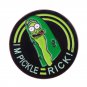 Pickle Rick enamel pin eccentric scientist Rick Sanchez turns himself into a pickle brooch