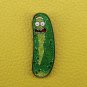 Pickle Rick enamel pin eccentric scientist Rick Sanchez turns himself into a pickle brooch