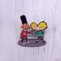 Helga enamel pin funny cartoon Arnold pin American animated children's television series brooch