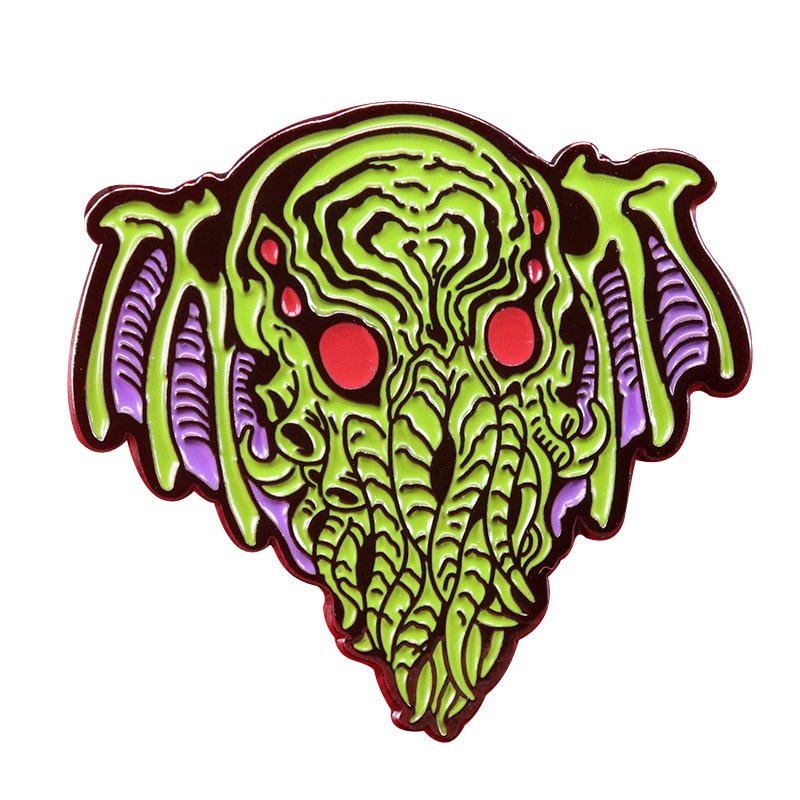 Cthulhu enamel pin cosmic entity brooch