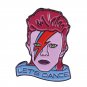 David Bowie Let's Dance pin Ziggy Stardust Artist Cat music art jewelry gift person emblem label