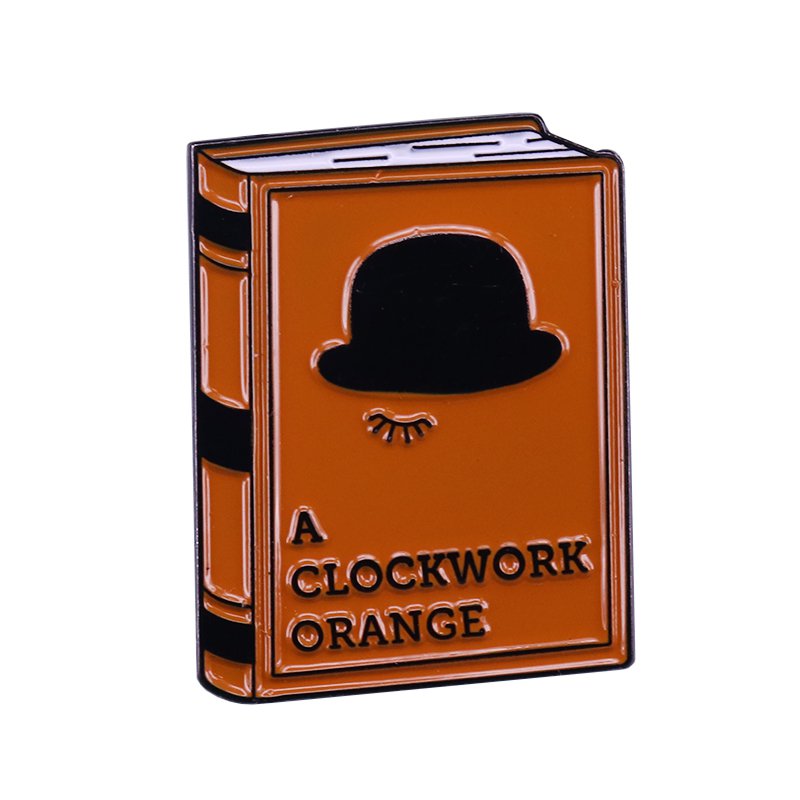 A clockwork orange Pin Magic Spell 1984 Lotr Vampur Book Nerd The call of chtulhu On the road 66