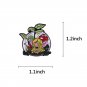Magic Nature Spring Spirit Mushroom Enamel Pin Amanita Muscaria brooch Forest Jewery