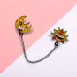 Soul Eater the sun and moon Brooch Pin Chain badge Nights of Halloween Anime Day 2021