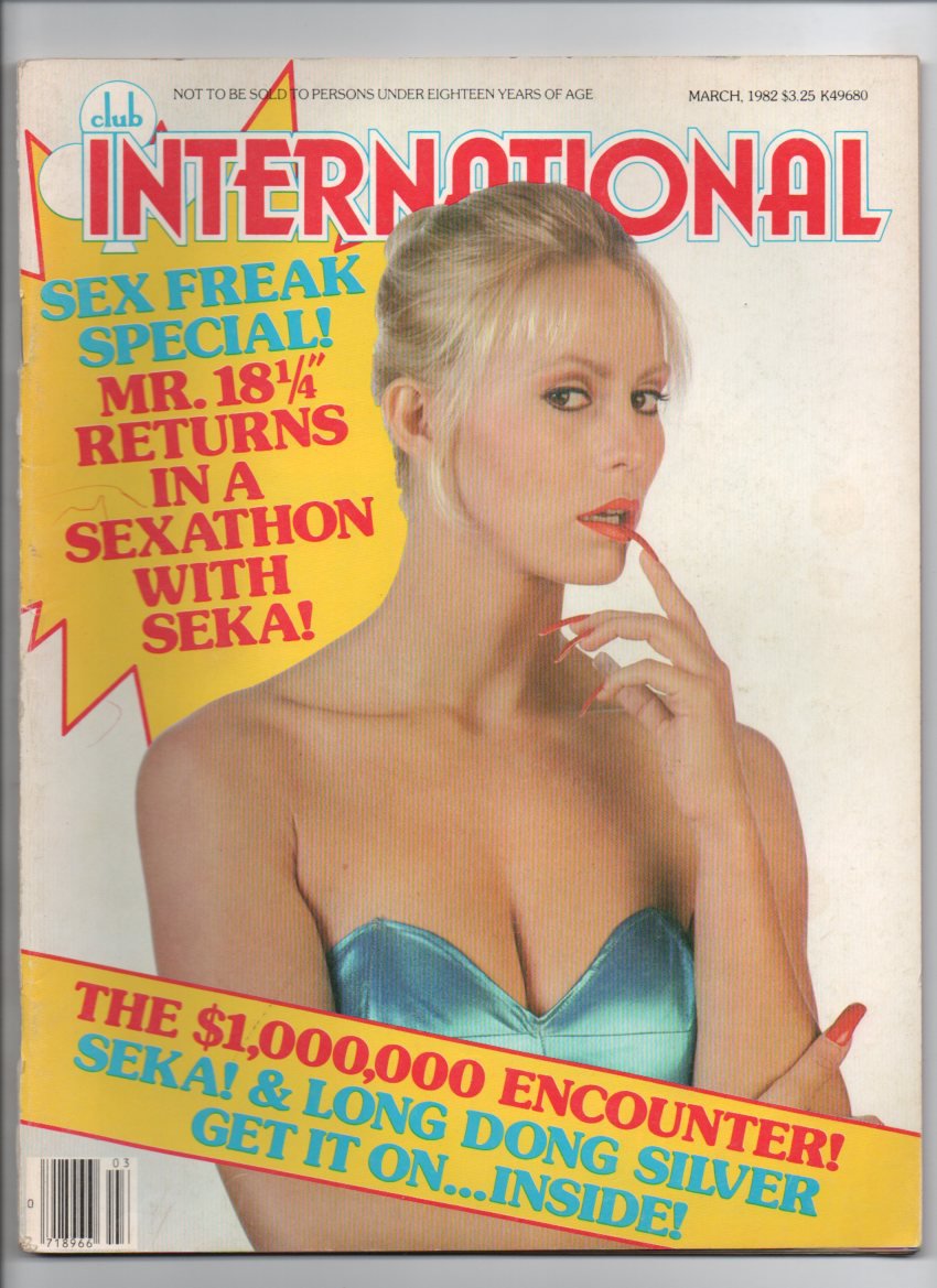 Club International Magazine March 1982, Volume 6, Issue 3. Condition is Goo...