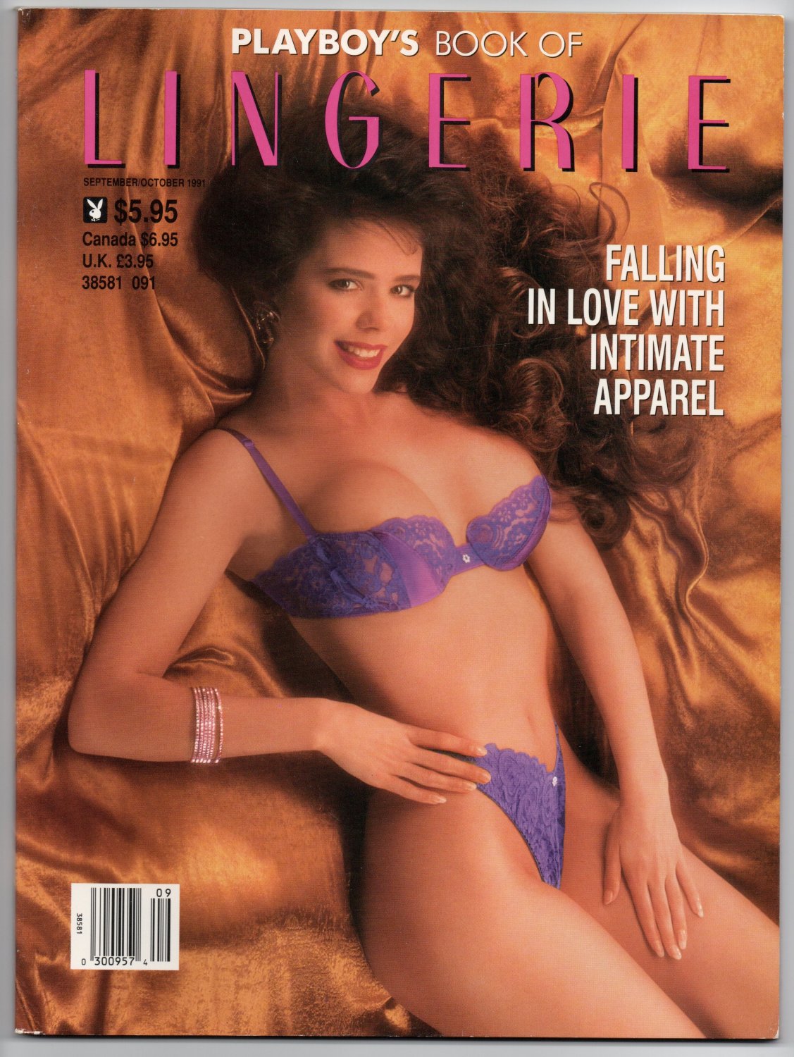 1991 Playboy's Sept Oct Book of Lingerie Lorissa McComas Raquel Cristal Sher DiNicola Laura LeCher