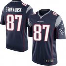 Youth New England Patriots #87 Rob Gronkowski Navy Blue Game Stitched NFL Football Jersey - S-XL