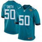 Men's Jacksonville Jaguars #50 Telvin Smith 2019 Game Stitched Jersey Teal