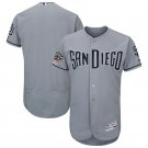 San Diego Padres Blank Gray 50th Anniversary and 150th Patch FlexBase Jersey
