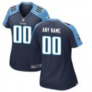 Women's Tennessee Titans  Custom 2019 Game Stitched Jersey Navy
