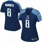Women's Tennessee Titans #8 Marcus Mariota 2019 Game Stitched Jersey Navy