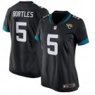 Women's Jacksonville Jaguars #5 Blake Bortles 2019 Game Stitched Jersey Black
