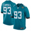 Youth Jacksonville Jaguars #93 Calais Campbell 2019 Game Stitched Jersey Teal