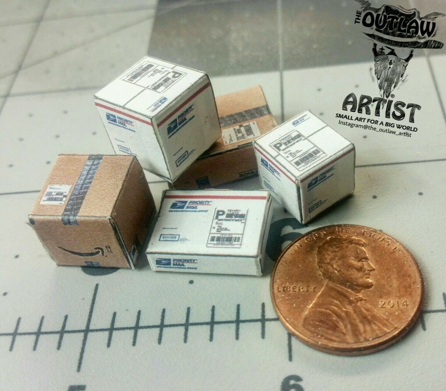 DIORAMA shipping boxes ASSORTMENT 1/24 1/25 Scale