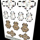 DIORAMA FedEx shipping boxes ASSORTMENT! 1/24 1/25 Scale
