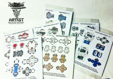 DIORAMA boxes ASSORTMENT 8 sets Value Pack Best Price! 1/24 1/25 Scale
