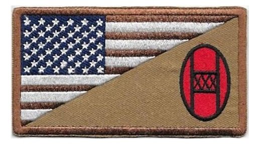 US Army Iraq 30th Armored Brigade Combat Team Mechanized Infantry Patch small vel hooks