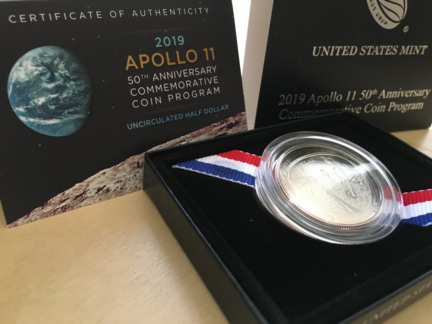 2019 Apollo 11 50th Anniversary Commemorative Uncirculated Half-Dollar