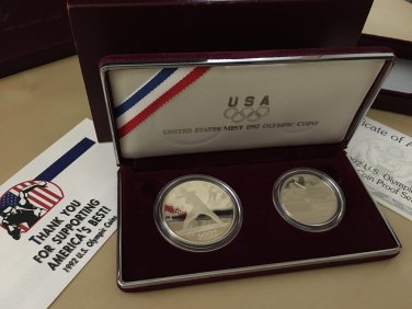 1992 U.S. Olympic Two-Coin Proof Set